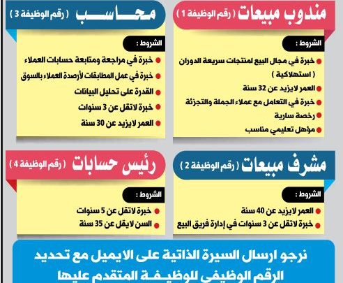 وظائف جريدة الوسيلة الرياض
